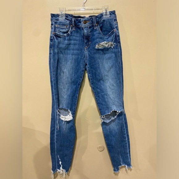 Joe's Jeans Distressed Skinny Ankle Women’s Size 4 - Picture 5 of 6